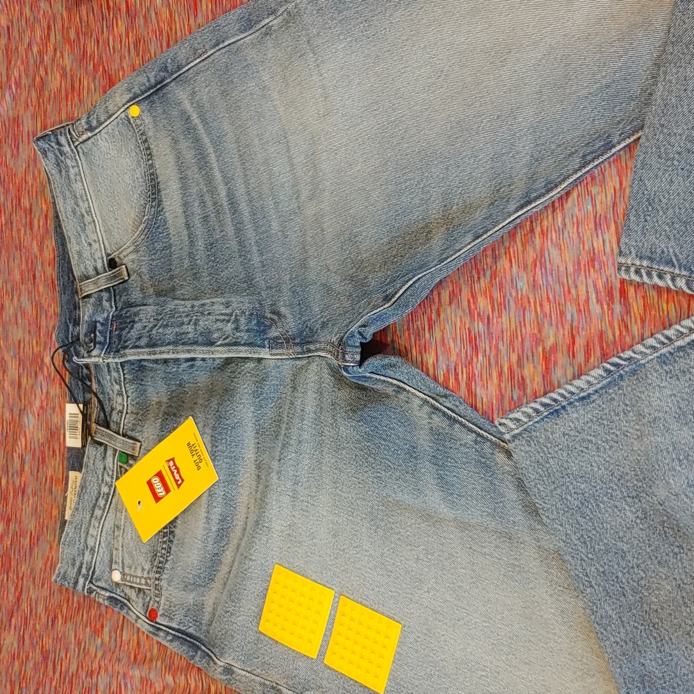 Levi's×LEGO collaboration Jeans Levi 501 93' Straight fit … NWT/ no dots incld
